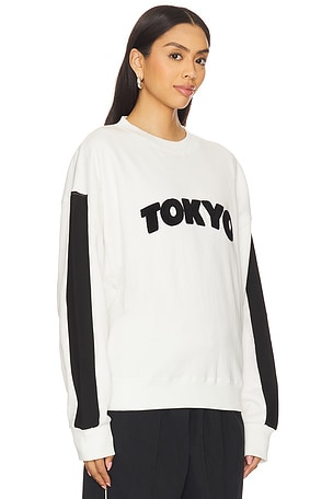 Araminta James Tokyo Sweatshirt in Ivory