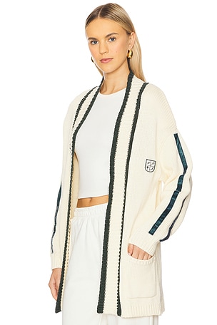 Araminta James Club Cardigan in Cream. Size XL. Also