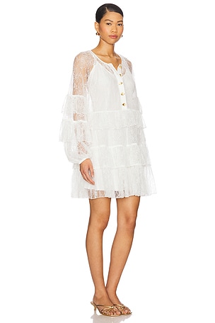 Aje Primrose Mini Dress in White