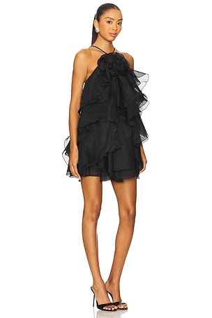 Aje Pandorea Layered Mini Dress in Black