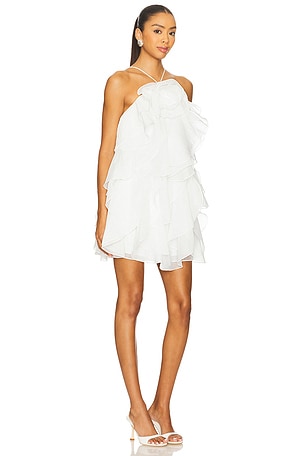 Aje Pandorea Layered Mini Dress in White
