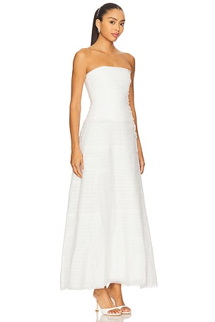 Aje Soundscape Gown in Ivory. Size Aus 6/US 2. Also