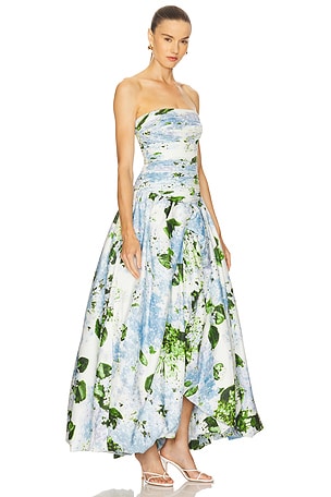 Aje Behold Maxi Dress in Baby Blue