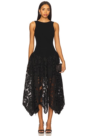 Atlas Knit Midi Dress Aje