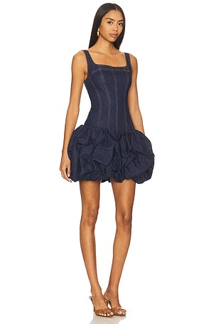 Aje Briar Denim Mini Dress in Blue. Size Aus 8/US 4. Also