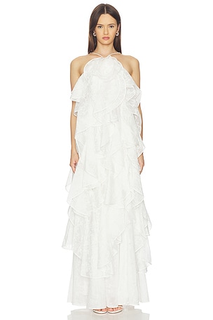 Merritt Embroidered Gown Aje