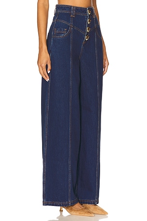 Aje JAMBES LARGES GENESIS en Bleu