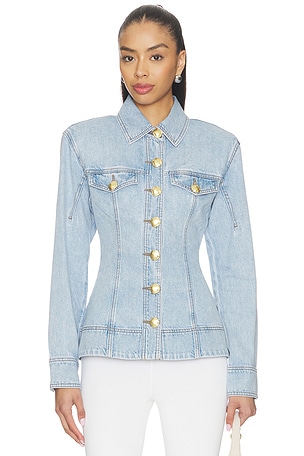 Tia Denim Shirt Aje