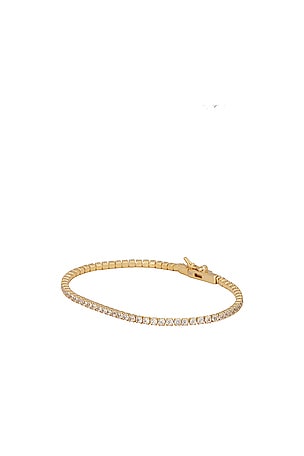 Classic Thin Tennis Bracelet By Adina Eden