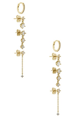Graduated Drop Earring Combo Set By Adina Eden