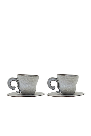 Spill The Tea-cups Espresso Cups Set Of 2 Anissa Kermiche