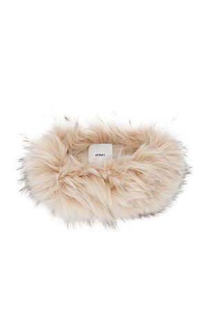 Faux Fur Circle Headband AKNVAS
