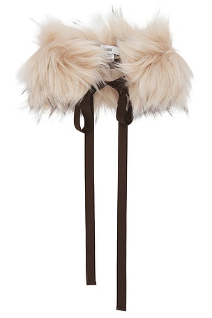 Runway Long Haired Faux Fur Choker AKNVAS