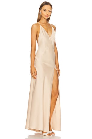 AKNVAS x REVOLVE Kerri Gown in Nude