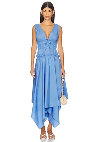 Zelie Cotton Poplin Dress AKNVAS