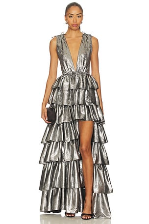 Henriette Ruffle Gown AKNVAS