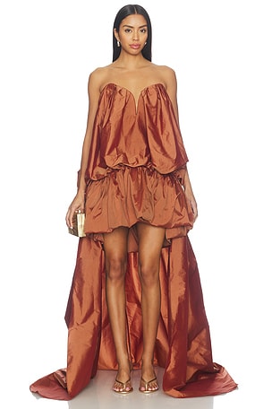 Arlene Draped Runway Gown AKNVAS
