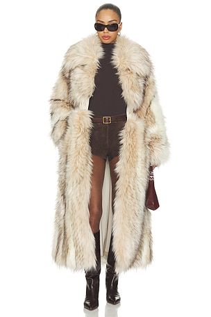 Kyla Faux Fur Coat AKNVAS