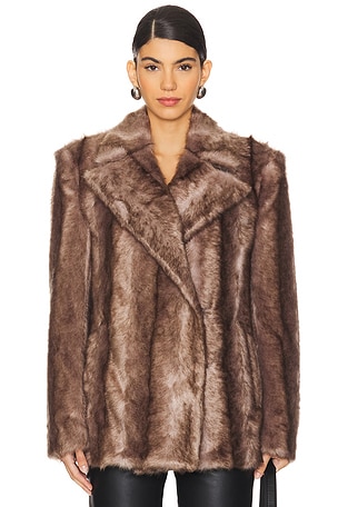 Agostino Faux Fur Jacket AKNVAS