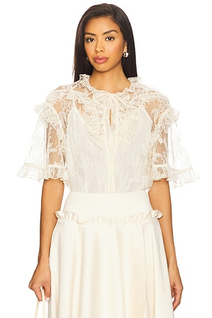 Kyra Lace Top With Detachable Cami AKNVAS