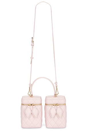 Rox Mini Quilted Leather Double Box Bag AKNVAS