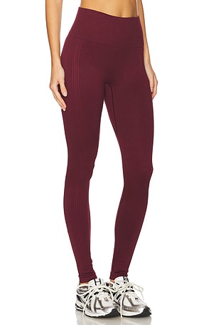 ALALA Barre Legging in Burgundy