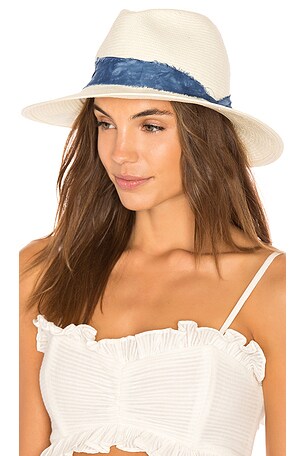 ale by alessandra Luca Hat in Ivory & Blue | REVOLVE display picture 2