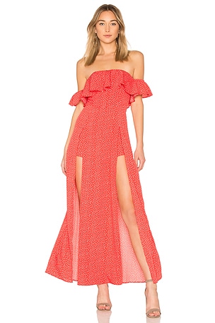 ale by alessandra x REVOLVE Betina Maxi Dress in Strawberry REVOLVE