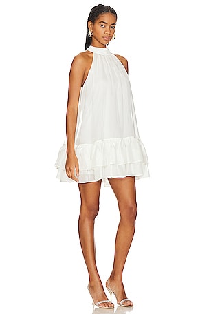 Alice + Olivia Erna Mini Dress in White