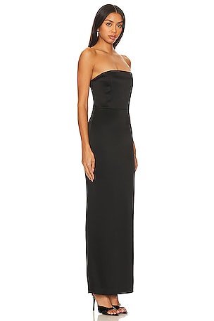 Alice + Olivia Doreen Maxi Dress in Black