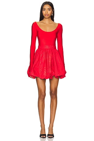 Chara Ballet Mini Dress Alice + Olivia