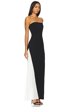 Alice + Olivia Retha Maxi Dress in Black