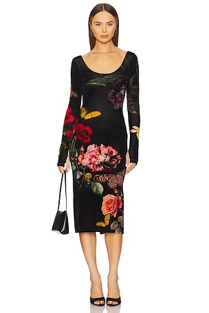 Delora Ankle Length Dress Alice + Olivia