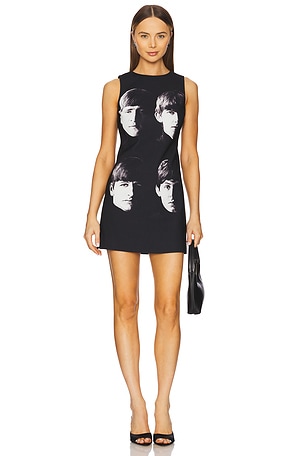 Clyde Fitted Shift Dress Alice + Olivia