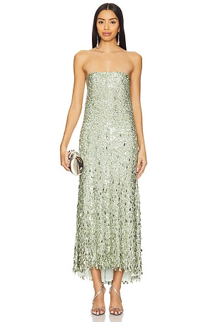 Charity Embellished Gown Skirt Alice + Olivia