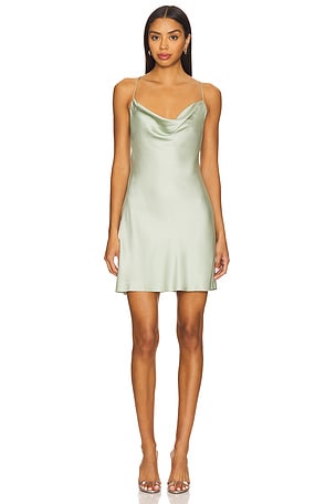 Harmony Mini Slip Dress Alice + Olivia