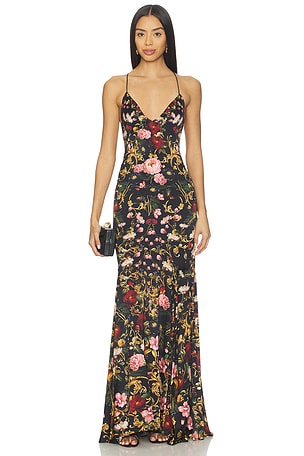 Milta Mermaid Slip Dress Alice + Olivia