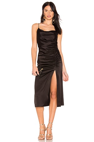 alice and olivia black slip dress ALICE + OLIVIA Harmony Mini Slip Dress | Black | Size 4