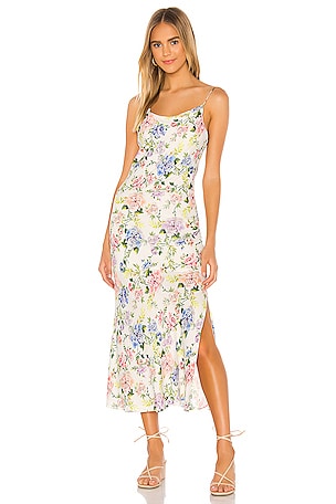 Alice and olivia harmony slip dress best sale