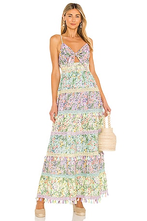 anchor maxi dress Saltwater Darling Cotton Gingham Print Maxi Dress in Red Gingham