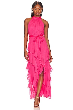 Emelia Halter Gown Alice + Olivia