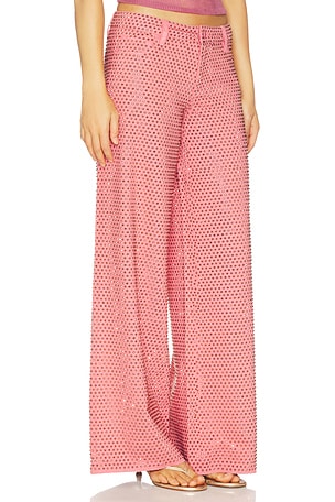 Alice + olivia amazeng baggy jean en color rojo