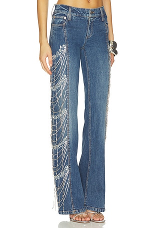 Roxie Embellished Jean Alice + Olivia