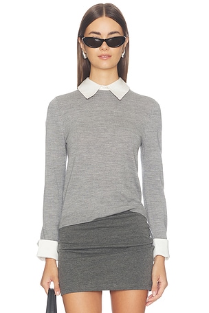 Poral Collared Sweater Alice + Olivia