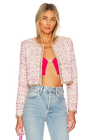 Kidman Cropped Jacket Alice + Olivia