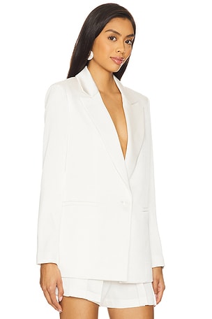Alice + Olivia Denny Blazer in White