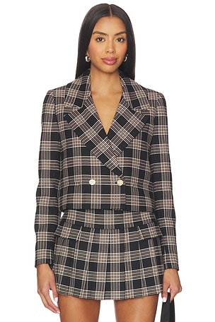 Avery Double Breasted Blazer Alice + Olivia