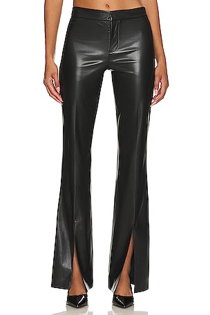 Walker Faux Leather Pant Alice + Olivia