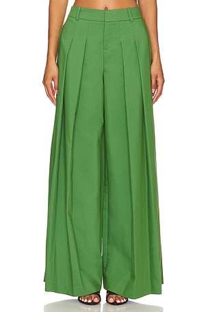 PANTALÓN BLAIRE ULTRA LOW RISE PLEATED Alice + Olivia