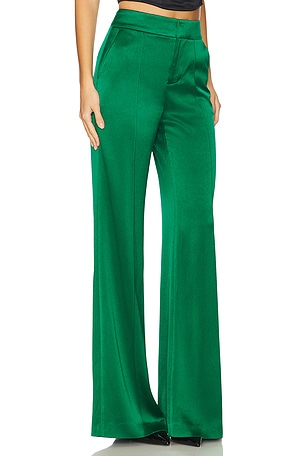 Alice + Olivia Dylan Pant in Green